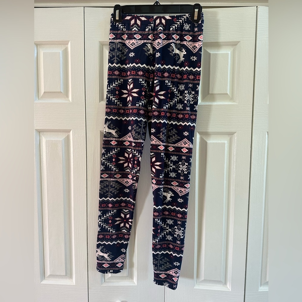 Collection Navy/Pink Patterned Leggings